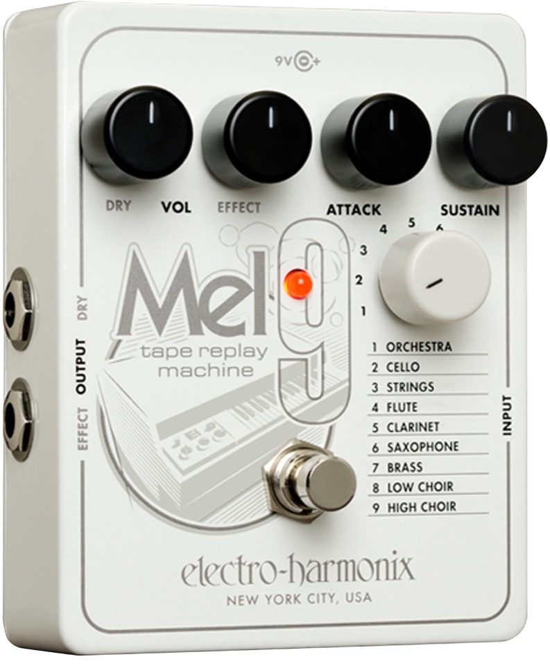 Electro-Harmonix STRING9 String Ensemble and String Synthesizer Effects  Pedal Black and White