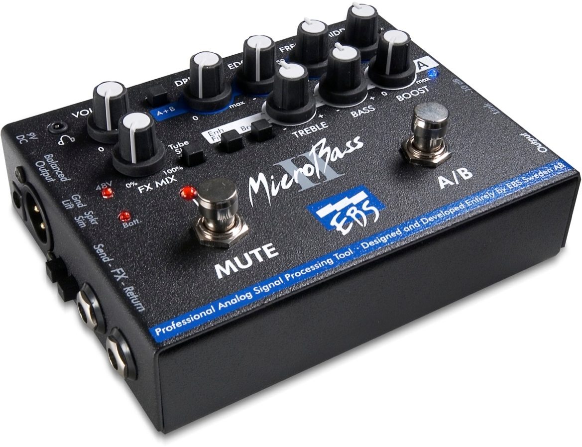 EBS MicroBass II Bass Preamp Pedal | zZounds