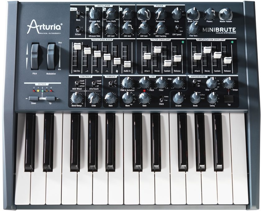 Arturia MiniBrute Analog Keyboard Synthesizer, 25-Key | zZounds
