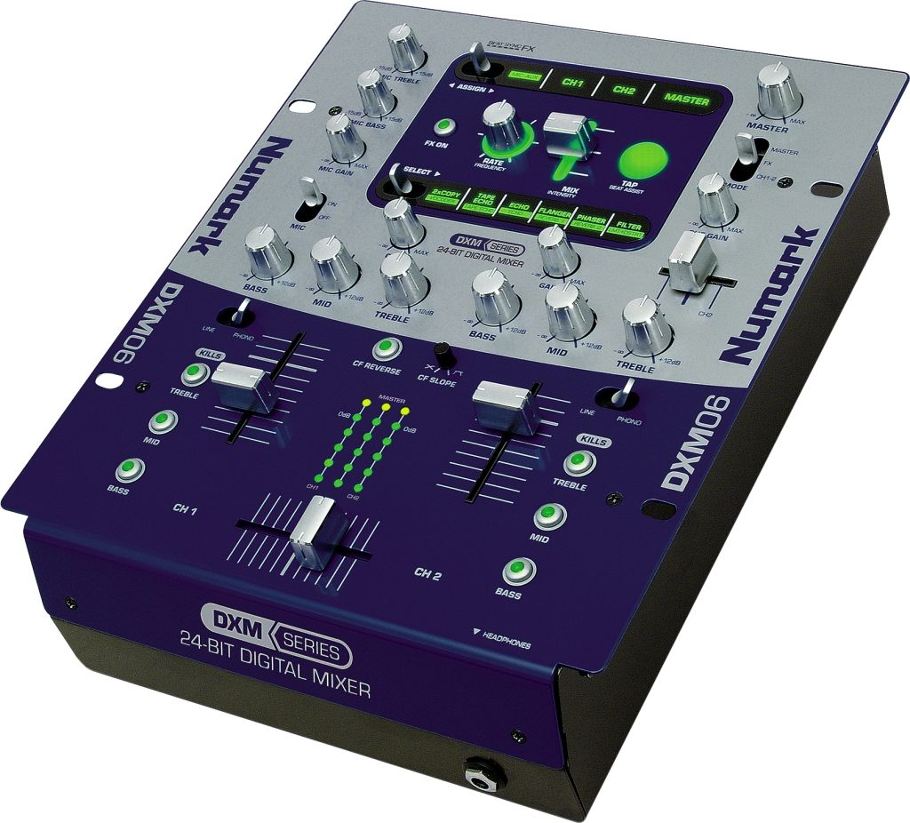 Numark DXM06 2-Channel Digital Mixer with Digital FX zZounds