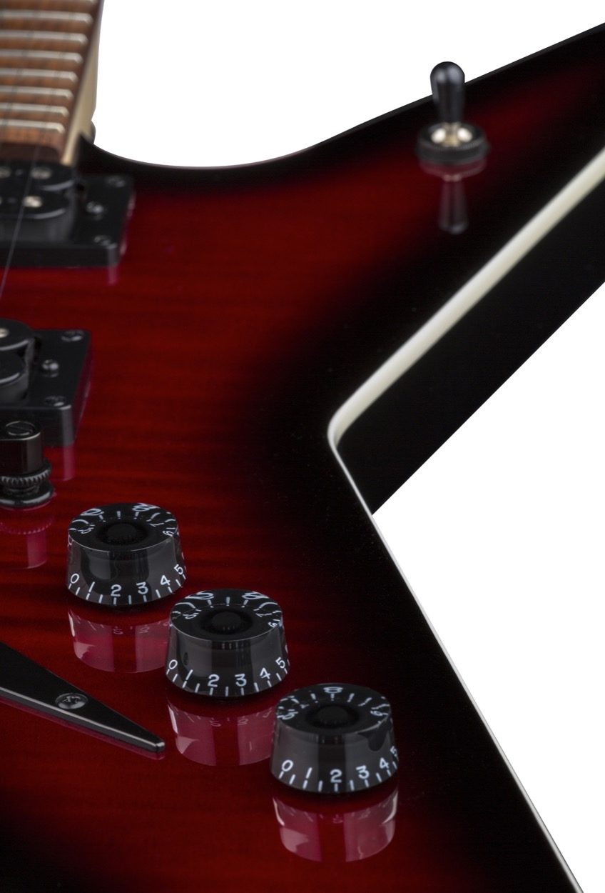 Dean MLX Flame Top Electric Guitar, ve