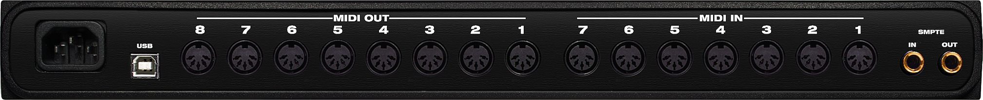 Mark of the Unicorn (MOTU) MIDIExpress XT Interface USB (Macintosh and Windows), Rear