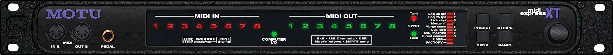 Mark of the Unicorn (MOTU) MIDIExpress XT Interface USB (Macintosh