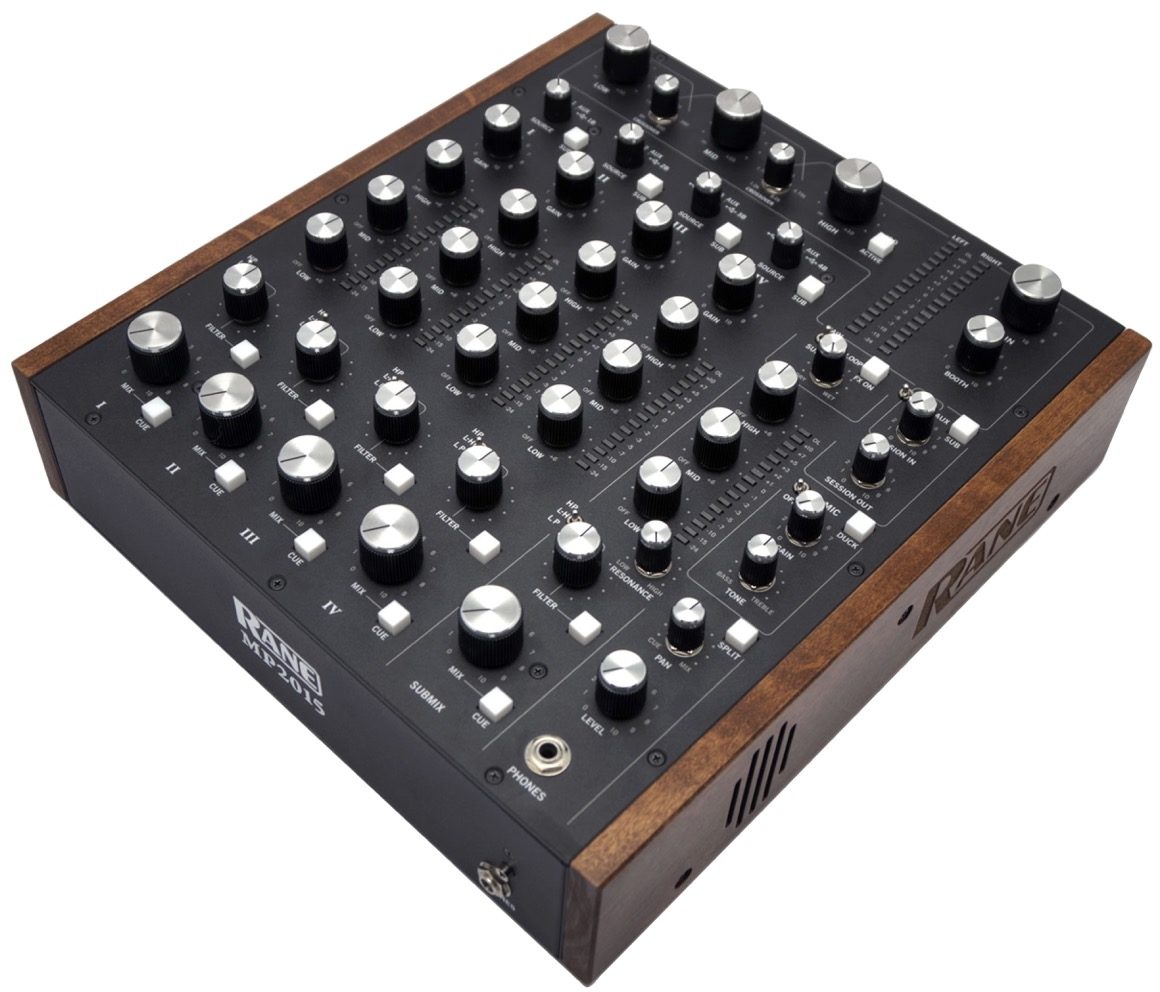 Rane MP2015 Rotary DJ Mixer, Left
