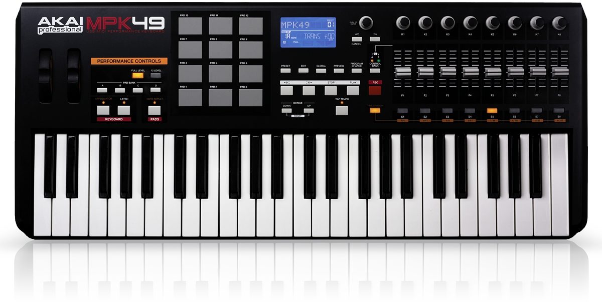 Akai MPK49 49-Key MIDI Controller Keyboard | zZounds