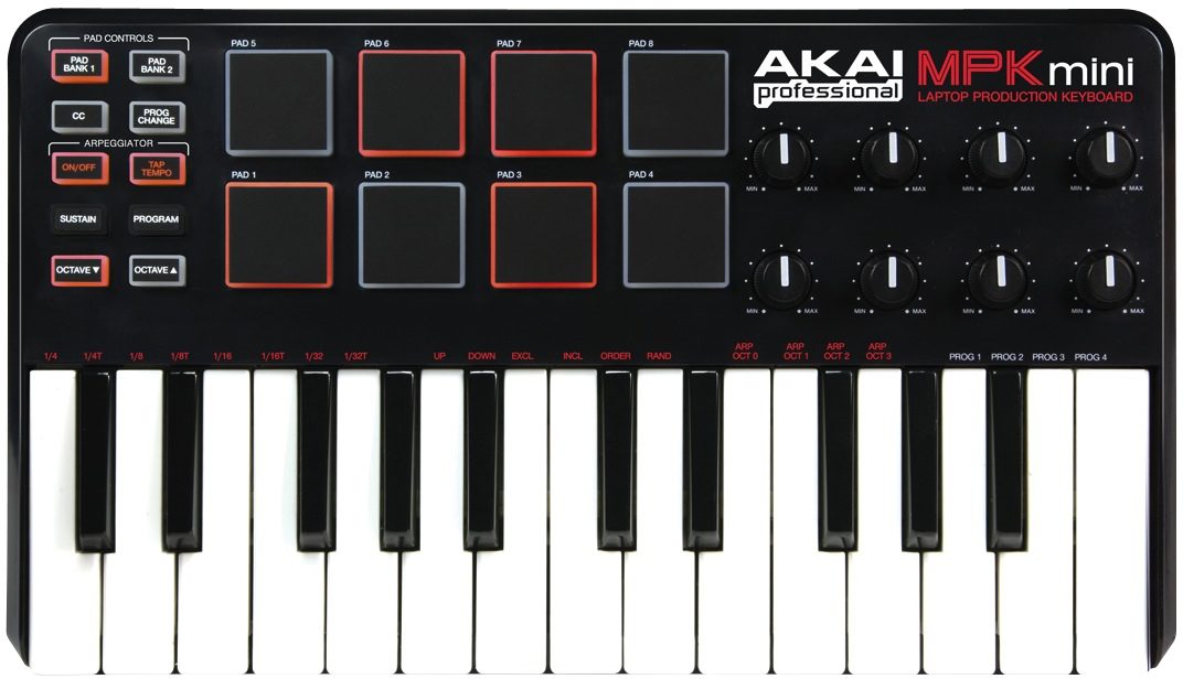 Akai MPK mini MIDI Controller Keyboard (25-Key)