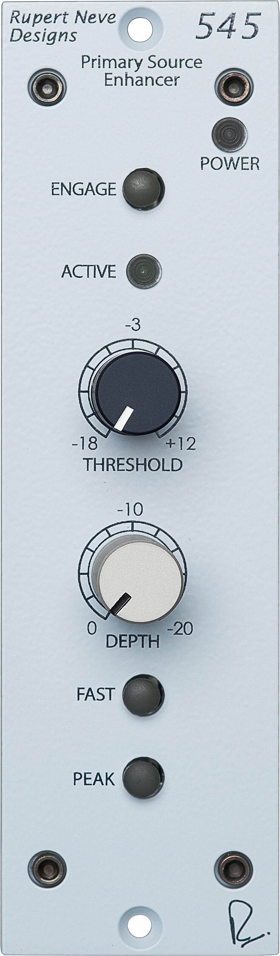 Rupert Neve Designs 545 Primary Source Enhancer, New, Action Position Back