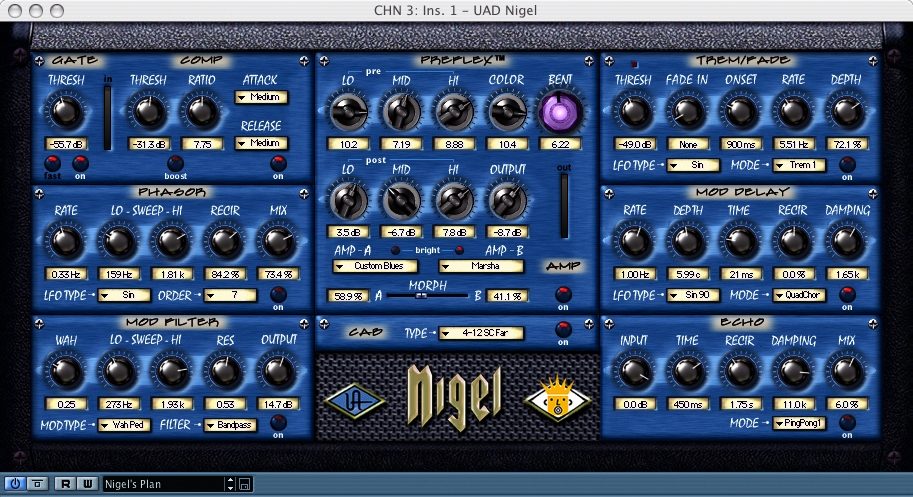 Universal Audio UAD1 Flexi Pak DSP Card (Macintosh and Windows), Nigel
