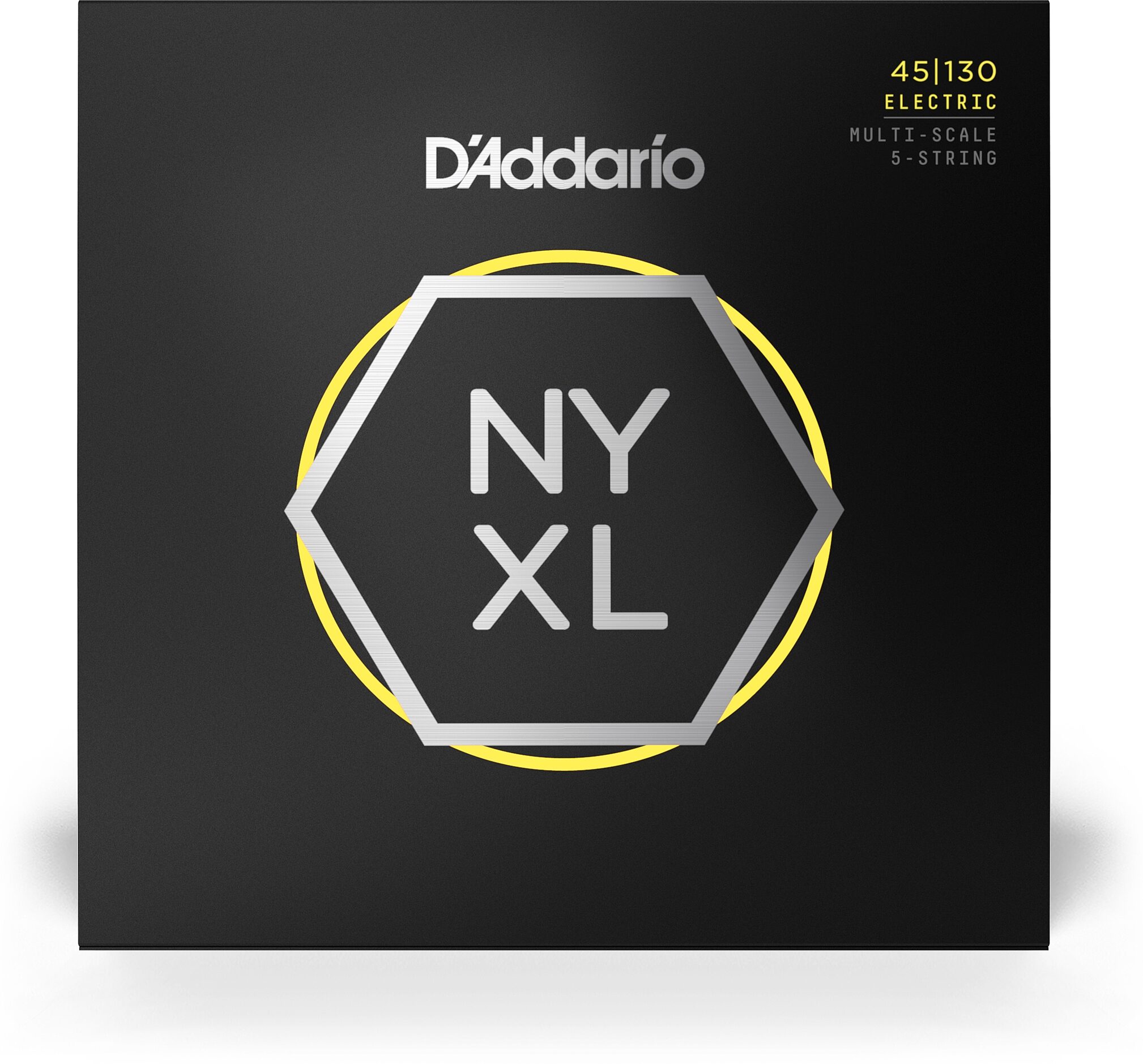 D'Addario NYXL MultiScale 5-String Electric Bass Strings, 45-130, NYXL45130MS, Action Position Back
