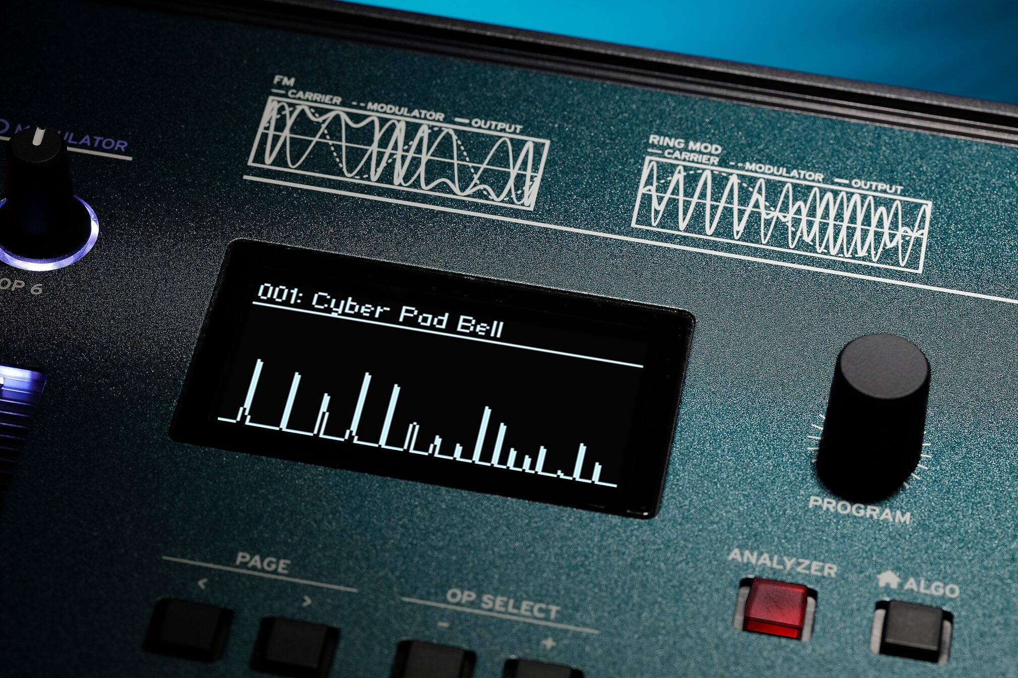 Korg Opsix Altered FM Synthesizer, Action Position Back