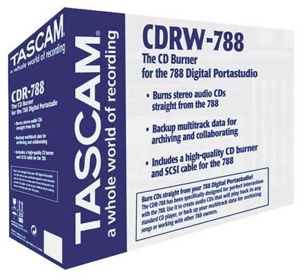 TASCAM CDRW788 CD Burner with Nero Software, Main