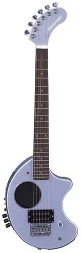 Fernandes Nomad Deluxe Electric Guitar with Effects, Silver