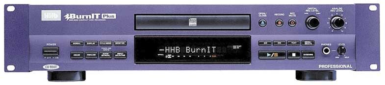 HHB CDR830 BurnIT PLUS Professional CD Recorder/Player, Main