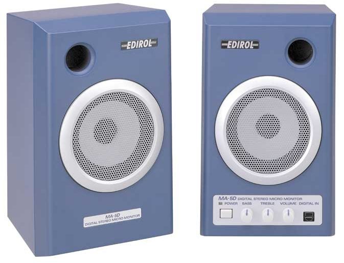Edirol MA5D Digital Desktop Powered Monitors, Main