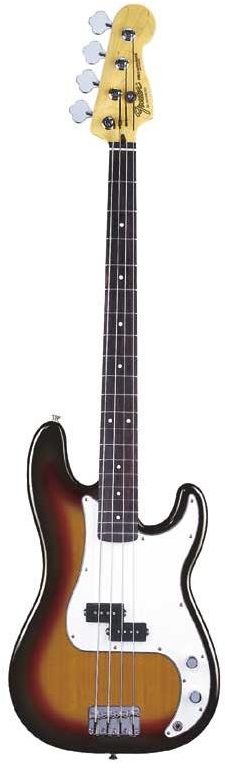 Fender Highway 1 U.S. Special Precision Bass (Rosewood, With Gig Bag), 3-Color Sunburst