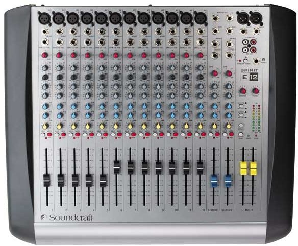 Spirit by Soundcraft E12 14-Channel E Series Mixer, Main