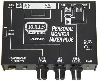 Rolls PM350B Personal Monitor Mixer, Main