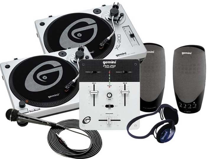 Gemini Renegade Belt-Drive Turntable DJ Package, Main