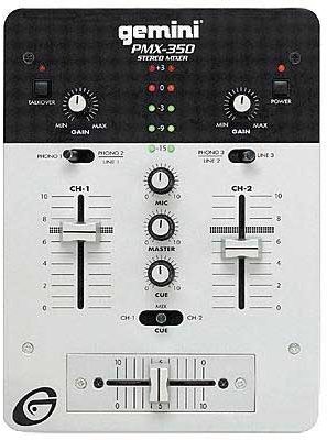 Gemini Renegade Belt-Drive Turntable DJ Package, PMX350 Mixer