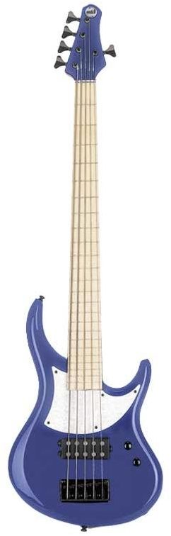MTD Kingston 5-String Electric Bass (Maple), Blue Pearl