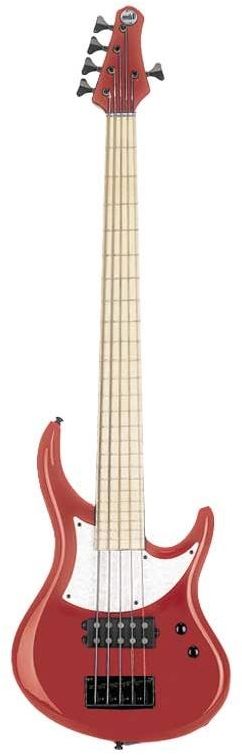MTD Kingston 5-String Electric Bass (Maple), Red Pearl