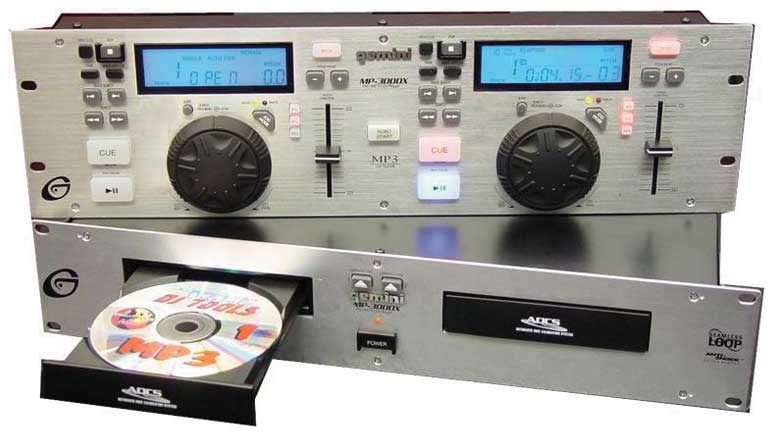 Gemini MP3000X Dual CD/MP3 Player, Main