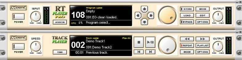 DSound RT Player PRO VSTi FX Processor (Macintosh and Windows), Main