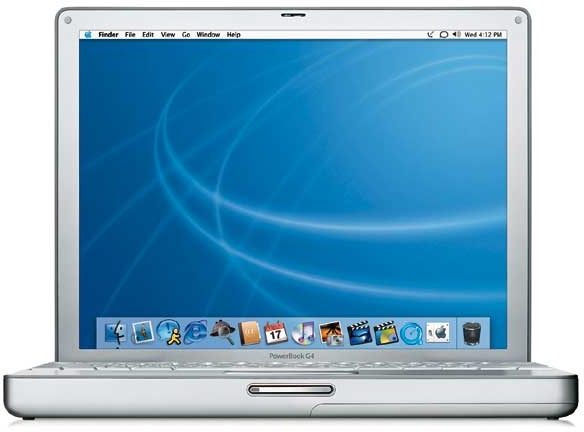 Apple G4 Powerbook Notebook Computer with SuperDrive (1.5 GHz, 12 in.), Main
