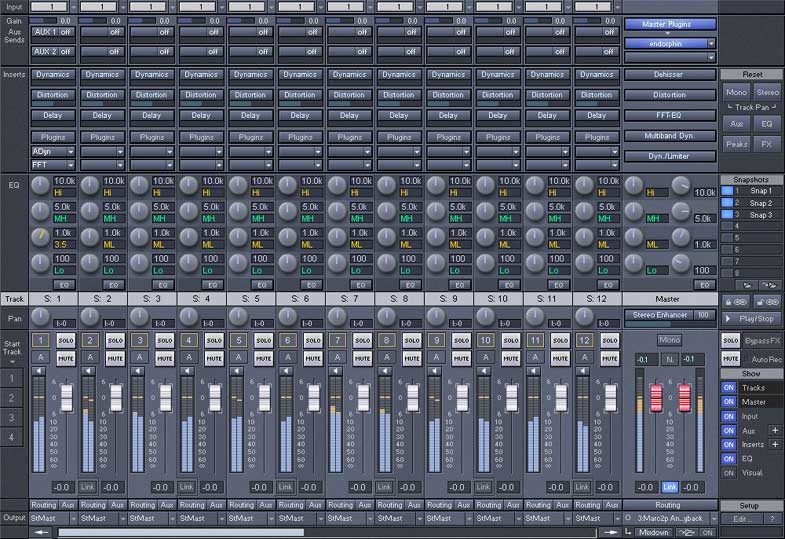 Magix Samplitude Pro Recording Software (Windows), Main
