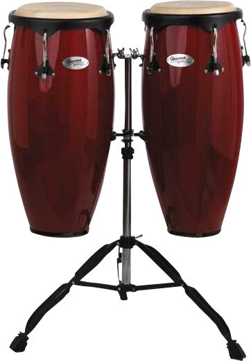 Mountain Rhythm 10 and 11 Inch Havana Congas, Red