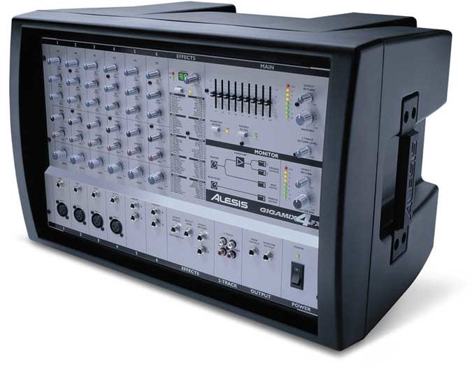 Alesis GM4FX GigaMix Powered 6-Channel Mixer (200 Watts), main