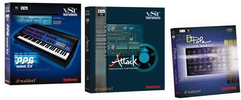Steinberg Waldorf Edition Plug-In Suite Software (Macintosh and Windows), Main