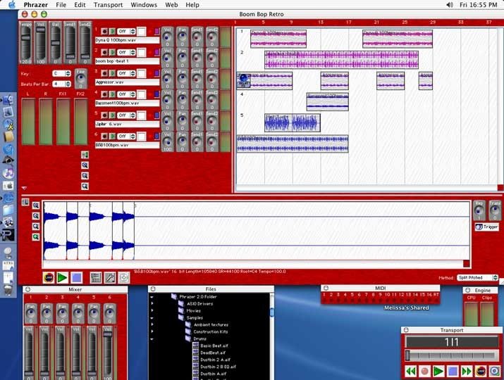 Bitheadz Phrazer Loop Sequencer (Macintosh), Screenshot 2