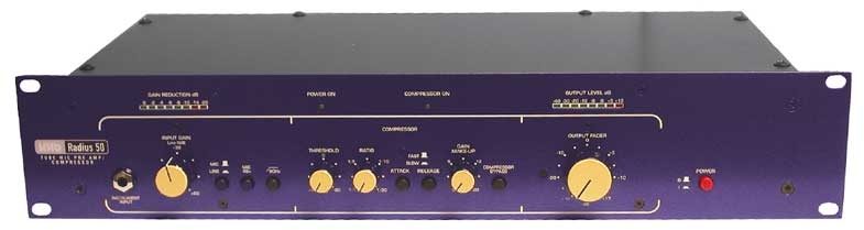 HHB Radius 50 Tube Microphone Preamp and Compressor, Main