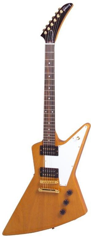 Gibson '76 Explorer Electric Guitar (with Case), Limited Edition Natural