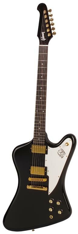 Gibson Firebird Studio Electric Guitar (with Case), Ebony with Gold Hardware