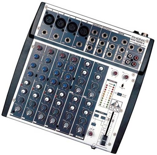 Phonic MM1202A Rackmount Mixer, Main
