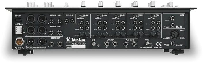 Vestax PMC500 5-Channel Rackmount Mixer | zZounds