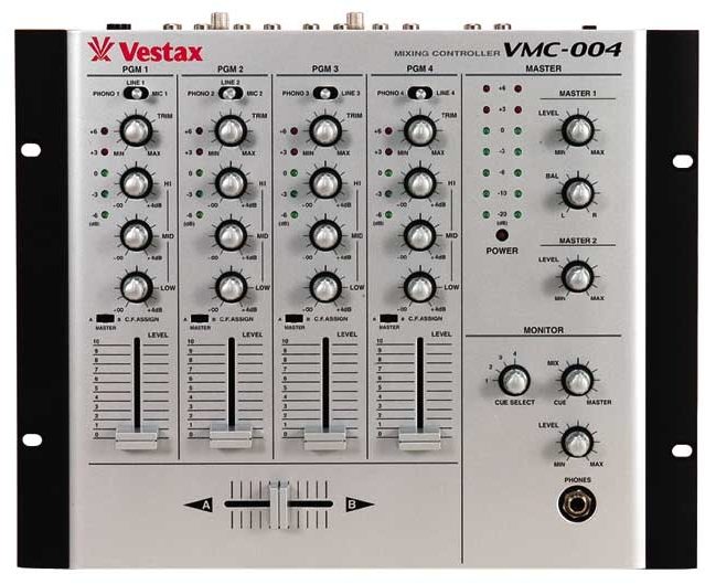 Vestax DJミキサー VMC-004 - 器材