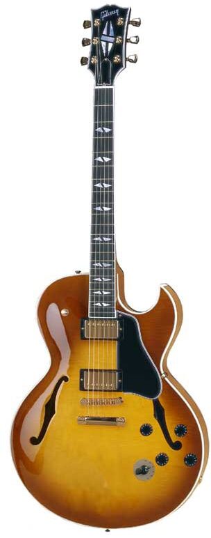 Gibson ES-137 Custom Electric Guitar (with Case), Light Burst