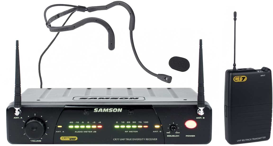 Samson Concert 77 UHF TD Wireless with QV Headset Transmitter