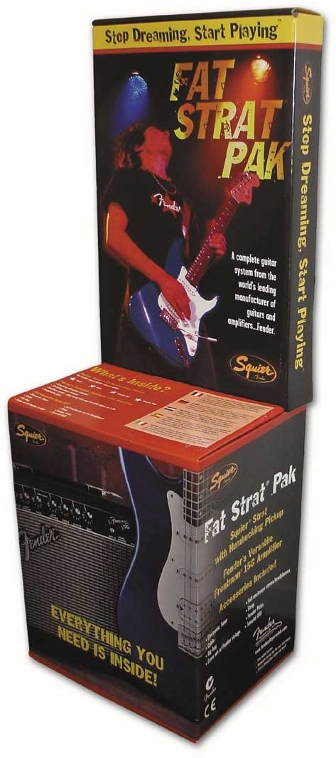 Squier Fat Strat Pak Electric Guitar Package, Main