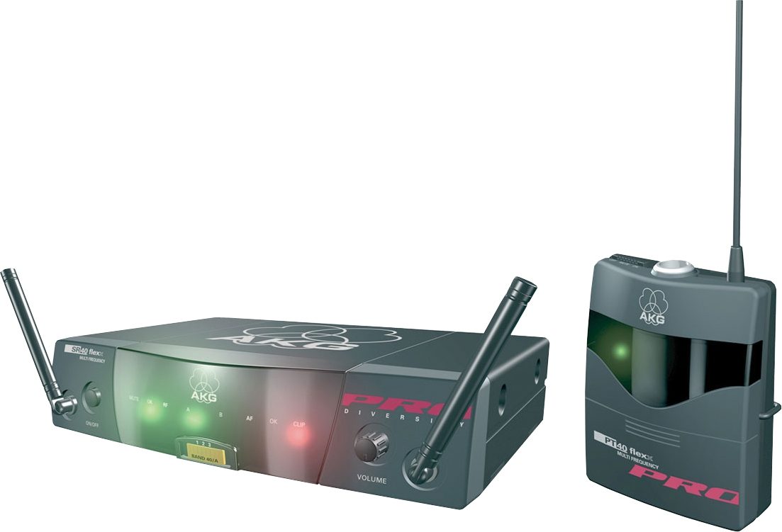 AKG WMS40 Pro Instrumental Set Flexx UHF Diversity Wireless Guitar System, Main