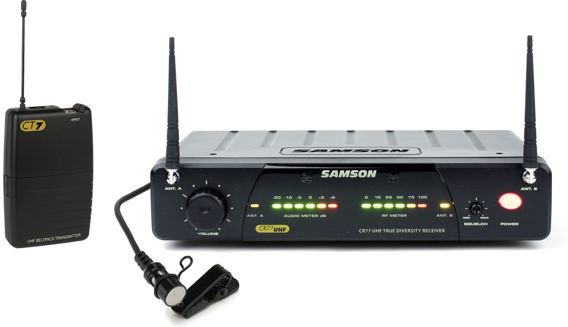 Samson Concert 77 UHF TD Wireless with QL5 Lavalier zZounds