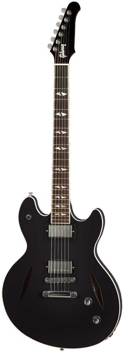 Gibson Vegas Standard Semi-Hollowbody Electric Guitar (with Case), Ebony