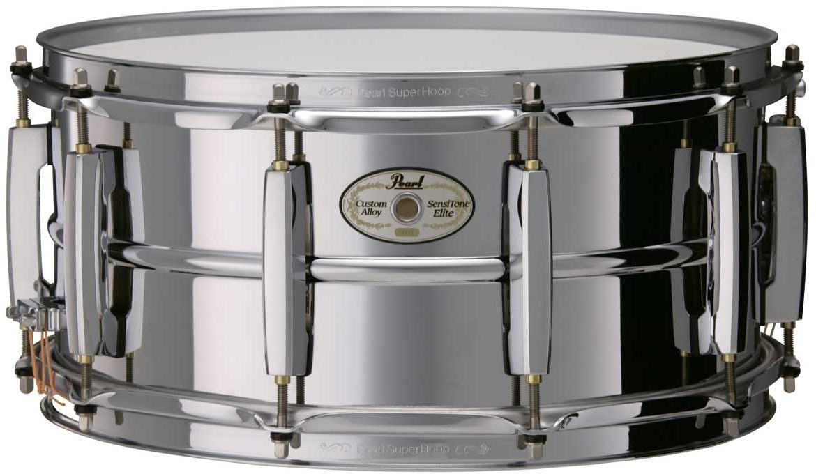 Snare drum - 14 x 6.5 Pearl sensitone Elite aluminium : DM Audio Ltd
