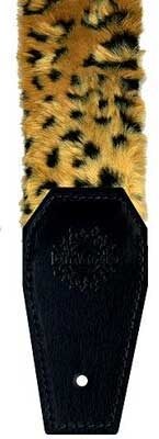 DiMarzio DD3310F Faux Fur Guitar Strap, Animal