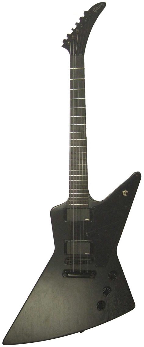 Gibson Explorer Gothic II Electric Guitar with EMG Pickups (with Case)