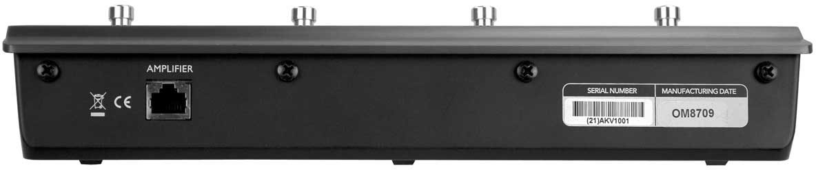 Mackie Hotwire PB4 Pedal for Hotwire Guitar Combo Amplifier, Rear
