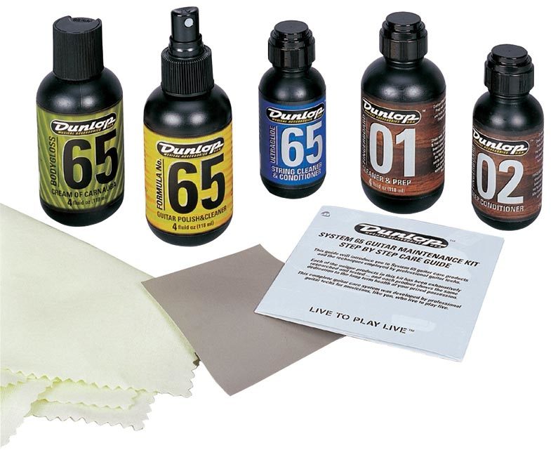 HOW TO use Dunlop System 65 Guitar Maintenance Kit 